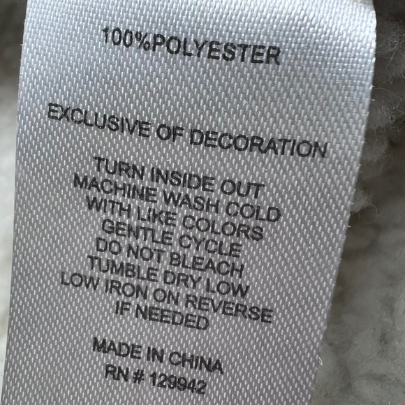 btween Sherpa Lined Faux Suede Vest Girls Large Brown Button Front Western Boho - Picture 6 of 13